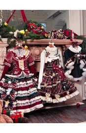 Mademoiselle Pearl Christmas Eve Sweater Cape JSK and One Piece(Reservation/Full Payment Without Shipping)